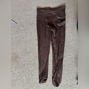 Spanx faux leather leggings size s/p